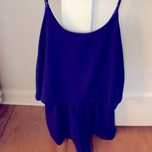 Royal blue romper